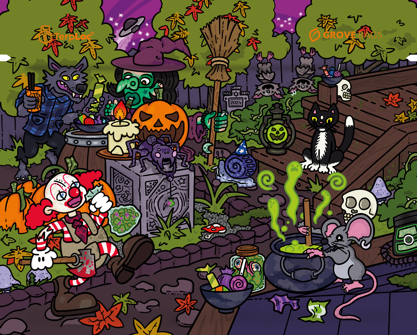 Grove Bags X Cannabruv - "Haunting Halloween sesh bag"