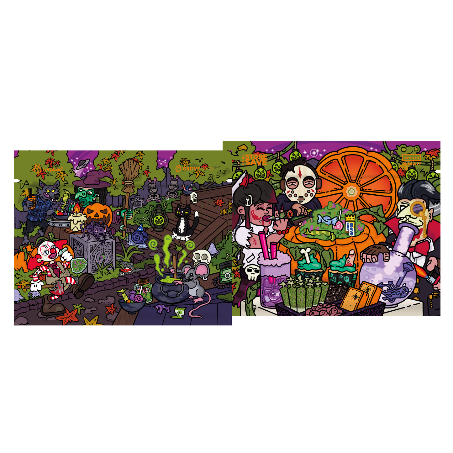 Grove Bags X Cannabruv - "Haunting Halloween sesh bag"